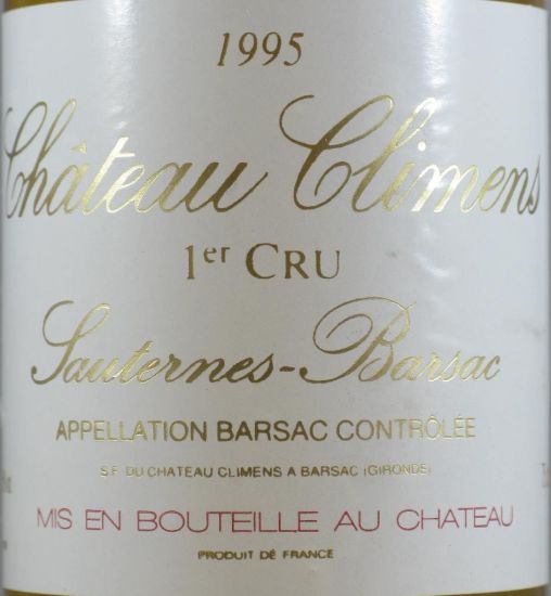 1995 Château Climens Barsac Sauternes white