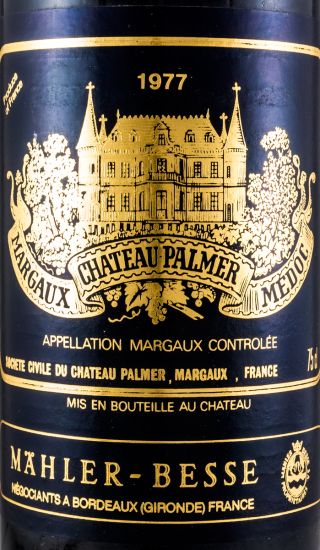 1977 Château Palmer Margaux tinto
