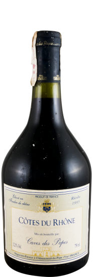 1995 Caves des Papes Côtes-du-Rhône tinto