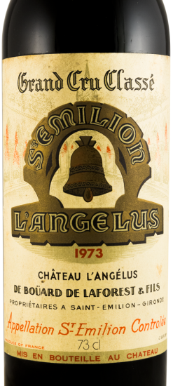 1973 Château Angelus Saint-Émilion red