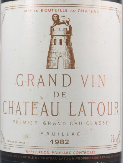 1982 Château Latour Pauillac tinto