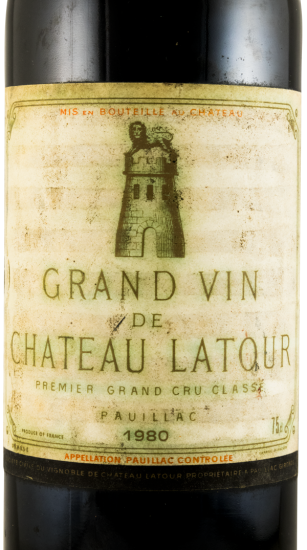 1980 Château Latour Pauillac red