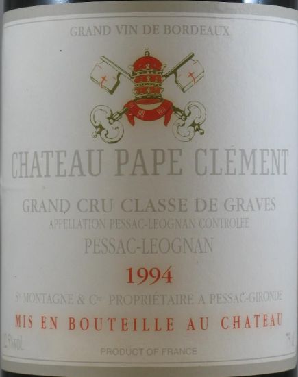 1994 Château Pape Clément Pessac-Léognan tinto