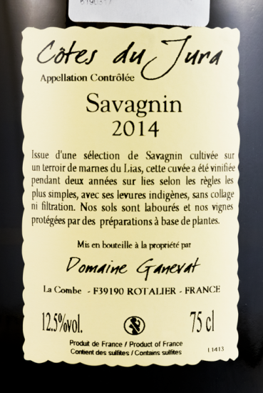 2014 Jean-François Ganevat Sous La Roche Savagnin branco