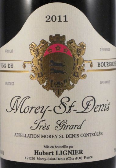 2011 Domaine Hubert Lignier Très Girard Morey-Saint-Denis red