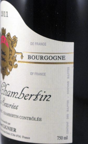 2011 Domaine Hubert Lignier Les Seuvrées Gevrey-Chambertin tinto