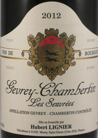 2012 Domaine Hubert Lignier Les Seuvrées Gevrey-Chambertin tinto
