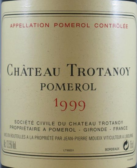 1999 Château Trotanoy Pomerol tinto