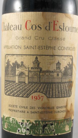 1957 Château Cos D'Estournel Saint-Estèphe tinto
