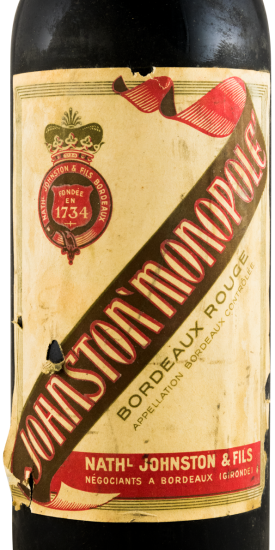 Johnston Monopole Bordeaux red