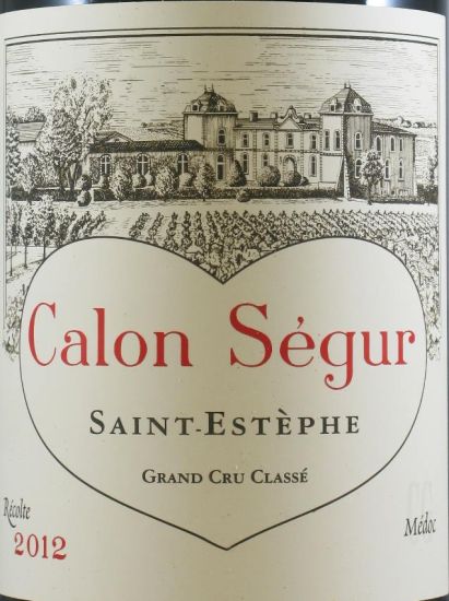 2012 Château Calon-Ségur Saint-Estèphe tinto