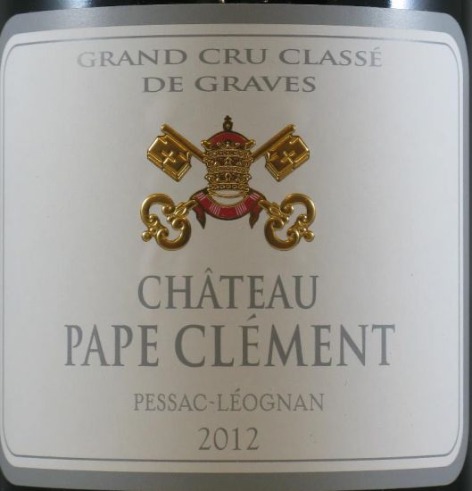 2012 Château Pape Clément Pessac-Léognan tinto