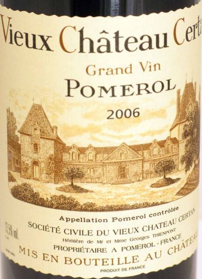 2006 Vieux Château Certan Pomerol tinto
