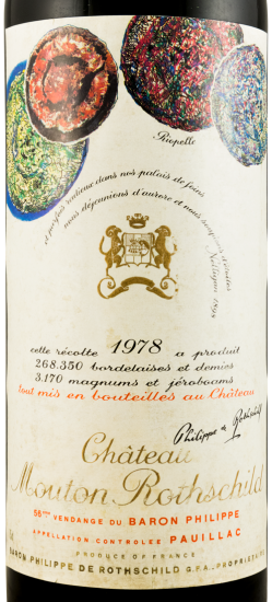 1978 Château Mouton Rothschild Pauillac tinto