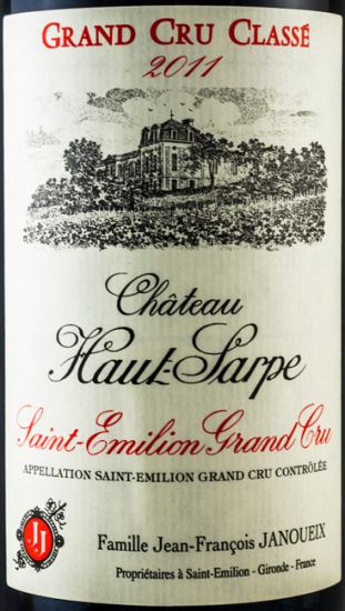 2011 Château Haut Sarpe Joseph Janoueix red