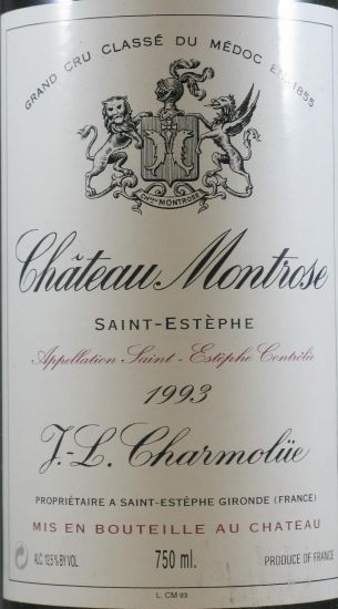 1993 Château Montrose Saint-Estèphe tinto