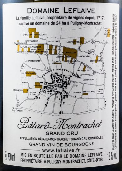 2014 Domaine Leflaive Bâtard-Montrachet Puligny-Montrachet branco