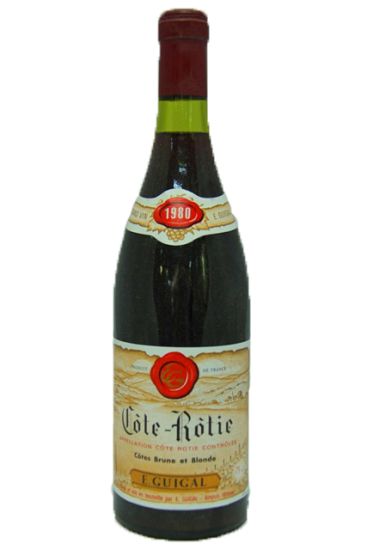 1980 E. Guigal Cote Rotie Brune & Blonde tinto