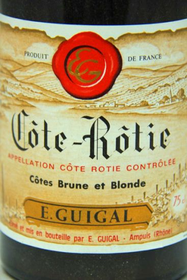 1980 E. Guigal Cote Rotie Brune & Blonde tinto