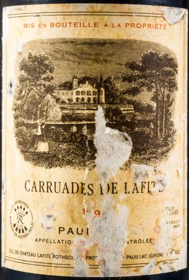1992 Château Lafite Rothschild Carruades de Lafite Pauillac tinto
