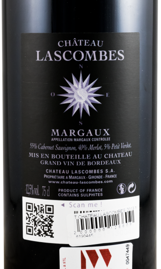 2013 Château Lascombes Margaux red