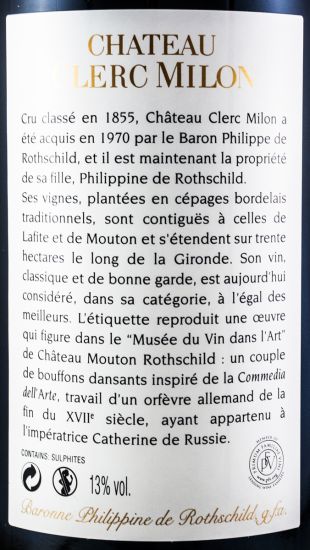 2005 Château Clerc-Milon Pauillac red
