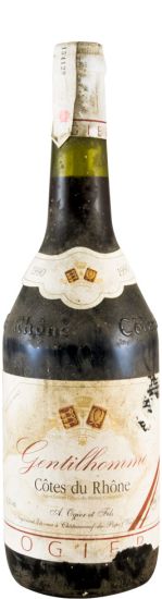 1990 Gentilhomme Côtes du Rhône red