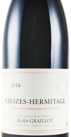 2016 Domaine Alain Graillot Crozes-Hermitage tinto
