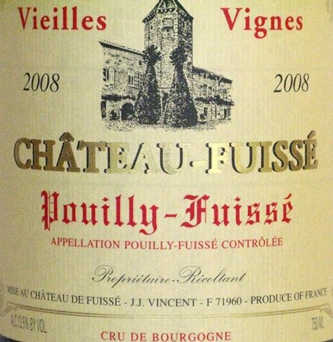2008 Château Fuissé Pouilly-Fuissé branco
