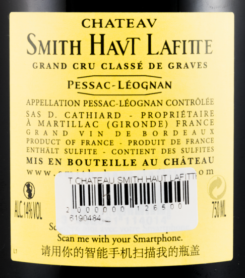 2014 Château Smith Haut Lafitte Pessac-Léognan tinto