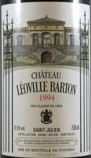 1994 Château Léoville Barton Saint-Julien tinto