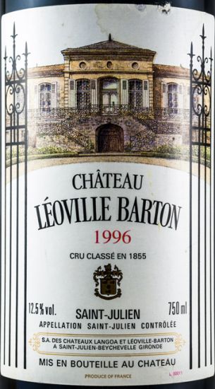 1996 Château Léoville Barton Saint-Julien tinto