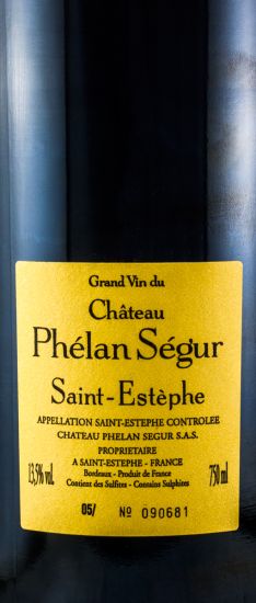 2005 Château Phélan Ségur Saint-Estèphe tinto