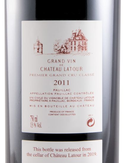 2011 Château Latour Pauillac tinto