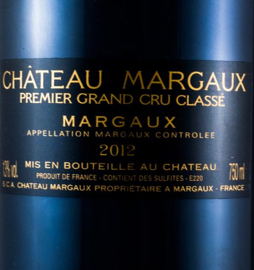 2012 Château Margaux red