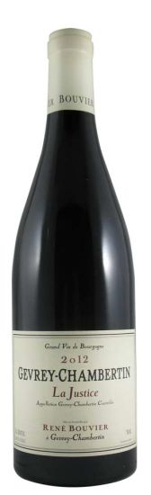 2012 René Bouvier La Justice Gevrey-Chambertin tinto