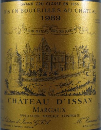 1989 Château d'Issan Margaux tinto