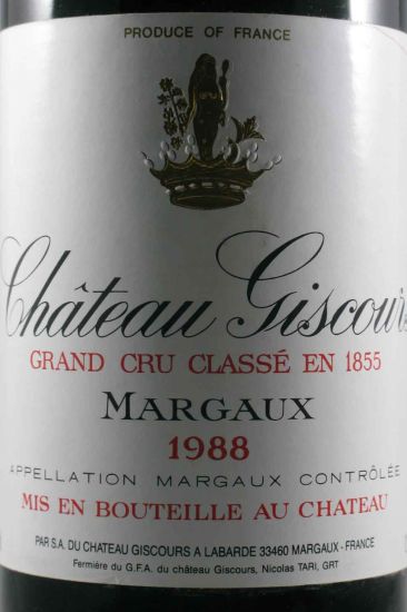 1988 Château Giscours Margaux tinto