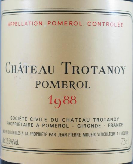 1988 Château Trotanoy Pomerol tinto