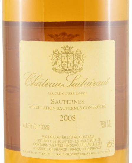 2008 Château Suduiraut Sauternes white