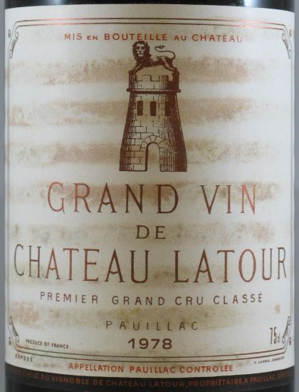 1978 Château Latour Pauillac tinto