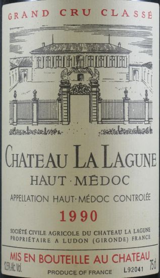 1990 Château La Lagune Haut-Medoc tinto