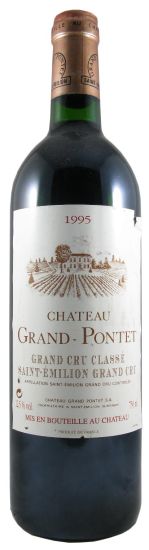 1995 Château Grand-Pontet Saint-Émilion red