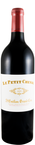 2005 Château Cheval Blanc Le Petit Cheval Saint-Émilion red