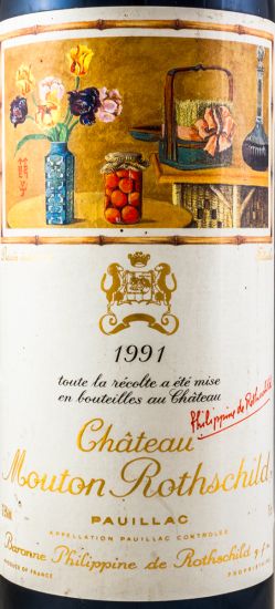 1991 Château Mouton Rothschild Pauillac tinto