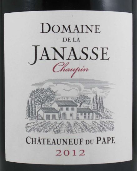 2012 Domaine de la Janasse Chaupin Châteauneuf-du-Pape tinto