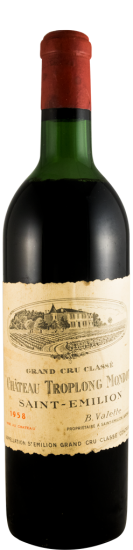 1958 Château Troplong Mondot Saint-Émilion red