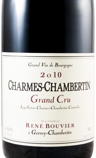 2010 René Bouvier Charmes-Chambertin tinto
