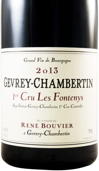2013 René Bouvier Les Fontenys Premier Cru Gevrey-Chambertin tinto