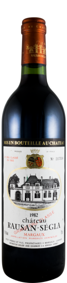1982 Château Rauzan-Ségla Margaux red